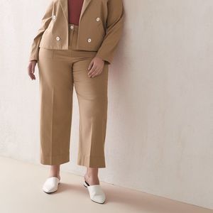 Cropped High-Waist Pant - Size 20